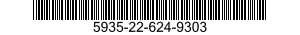 5935-22-624-9303 CONNECTOR,PLUG,ELECTRICAL 5935226249303 226249303