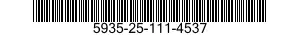 5935-25-111-4537 CONNECTOR,PLUG,ELECTRICAL 5935251114537 251114537