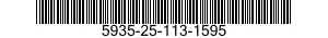 5935-25-113-1595 CONNECTOR,PLUG,ELECTRICAL 5935251131595 251131595