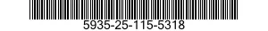 5935-25-115-5318 CONNECTOR,PLUG,ELECTRICAL 5935251155318 251155318