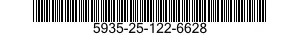 5935-25-122-6628 CONNECTOR,RECEPTACLE,ELECTRICAL 5935251226628 251226628