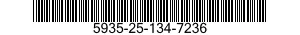 5935-25-134-7236 CONNECTOR,RECEPTACLE,ELECTRICAL 5935251347236 251347236