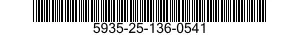 5935-25-136-0541 CONNECTOR,RECEPTACLE,ELECTRICAL 5935251360541 251360541