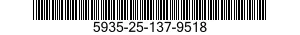 5935-25-137-9518 CONNECTOR BODY,PLUG,ELECTRICAL 5935251379518 251379518