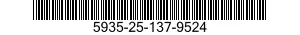 5935-25-137-9524 CONNECTOR BODY,PLUG,ELECTRICAL 5935251379524 251379524