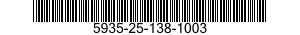 5935-25-138-1003 ADAPTER,ELECTRICAL PLUG,QUICK DISCONNECT 5935251381003 251381003