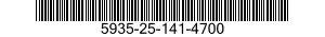 5935-25-141-4700 ADAPTER,ELECTRICAL RECEPTACLE,QUICK DISCONNECT 5935251414700 251414700