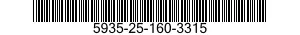 5935-25-160-3315 COVER AND GUARD,ELECTRICAL CONNECTOR 5935251603315 251603315