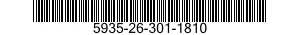 5935-26-301-1810 CONNECTOR,MODULAR PLUG,ELECTRICAL 5935263011810 263011810