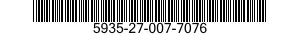5935-27-007-7076 SOCKET ASSEMBLY,PLUG-IN ELECTRONIC COMPONENTS 5935270077076 270077076