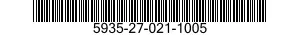 5935-27-021-1005 SOCKET ASSEMBLY,PLUG-IN ELECTRONIC COMPONENTS 5935270211005 270211005