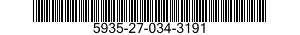 5935-27-034-3191 CONNECTOR,RECEPTACLE,ELECTRICAL 5935270343191 270343191