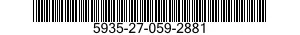 5935-27-059-2881 SOCKET,PLUG-IN ELECTRONIC COMPONENTS 5935270592881 270592881
