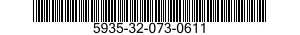 5935-32-073-0611 CONNECTOR 5935320730611 320730611