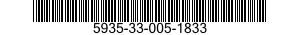 5935-33-005-1833 CONNECTOR,PLUG,ELECTRICAL 5935330051833 330051833