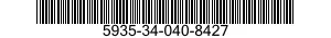 5935-34-040-8427 CONNECTOR,PLUG,ELECTRICAL 5935340408427 340408427