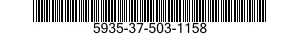 5935-37-503-1158 CONNECTOR ASSEMBLY,ELECTRICAL 5935375031158 375031158