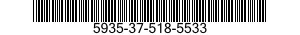 5935-37-518-5533 CONNECTOR,PLUG,ELECTRICAL 5935375185533 375185533