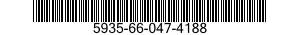 5935-66-047-4188 CONNECTOR,RECEPTACLE,ELECTRICAL 5935660474188 660474188