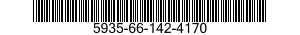 5935-66-142-4170 SOCKET,PLUG-IN ELECTRONIC COMPONENTS 5935661424170 661424170
