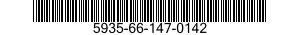 5935-66-147-0142 CONNECTOR,PLUG,ELECTRICAL 5935661470142 661470142