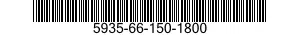 5935-66-150-1800 CONNECTOR,RECEPTACLE,ELECTRICAL 5935661501800 661501800