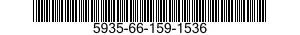 5935-66-159-1536 CONNECTOR,RECEPTACLE,ELECTRICAL 5935661591536 661591536