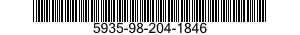 5935-98-204-1846 CONNECTOR,PLUG,ELECTRICAL 5935982041846 982041846