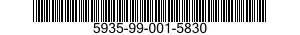 5935-99-001-5830 CLAMP,CABLE,ELECTRICAL CONNECTOR 5935990015830 990015830