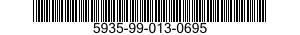 5935-99-013-0695 CONNECTOR,PLUG,ELECTRICAL 5935990130695 990130695