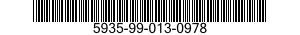 5935-99-013-0978 CONNECTOR,PLUG,ELECTRICAL 5935990130978 990130978