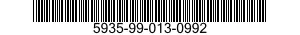 5935-99-013-0992 CONNECTOR,PLUG,ELECTRICAL 5935990130992 990130992