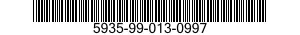 5935-99-013-0997 CONNECTOR,PLUG,ELECTRICAL 5935990130997 990130997