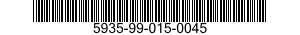 5935-99-015-0045 CONNECTOR,PLUG,ELECTRICAL 5935990150045 990150045