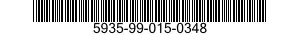 5935-99-015-0348 CONNECTOR,RECEPTACLE,ELECTRICAL 5935990150348 990150348