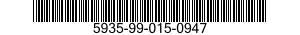 5935-99-015-0947 CONNECTOR,RECEPTACLE,ELECTRICAL 5935990150947 990150947