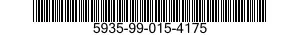 5935-99-015-4175 CONNECTOR,RECEPTACLE,ELECTRICAL 5935990154175 990154175