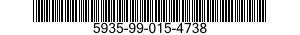 5935-99-015-4738 CONNECTOR,PLUG,ELECTRICAL 5935990154738 990154738