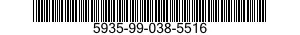 5935-99-038-5516 CONNECTOR,PLUG,ELECTRICAL 5935990385516 990385516