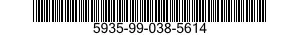 5935-99-038-5614 CONNECTOR,RECEPTACLE,ELECTRICAL 5935990385614 990385614