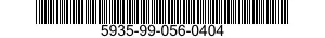 5935-99-056-0404 CONNECTOR,PLUG,ELECTRICAL 5935990560404 990560404
