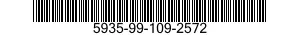 5935-99-109-2572 SOCKET,PLUG-IN ELECTRONIC COMPONENTS 5935991092572 991092572