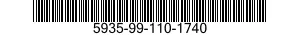 5935-99-110-1740 IN-LINE CONNECTOR 5935991101740 991101740