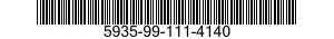 5935-99-111-4140  5935991114140 991114140