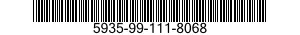5935-99-111-8068 CONNECTOR,PLUG,ELECTRICAL 5935991118068 991118068