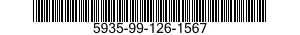 5935-99-126-1567 CLAMP,CABLE,ELECTRICAL CONNECTOR 5935991261567 991261567