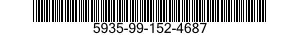 5935-99-152-4687 CABLE ASSEMBLY,SPECIAL PURPOSE,ELECTRICAL 5935991524687 991524687