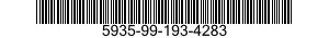 5935-99-193-4283 CONNECTOR,PLUG,ELECTRICAL 5935991934283 991934283