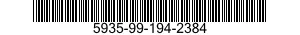 5935-99-194-2384 CONNECTOR,RECEPTACLE,ELECTRICAL 5935991942384 991942384