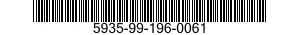 5935-99-196-0061  5935991960061 991960061